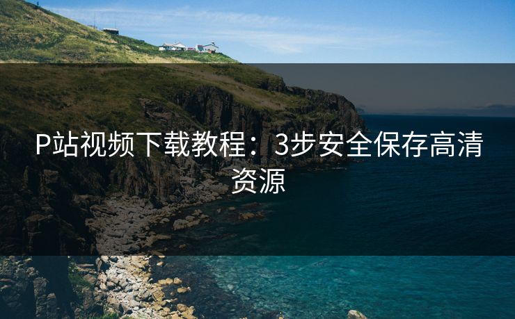 P站视频下载教程：3步安全保存高清资源
